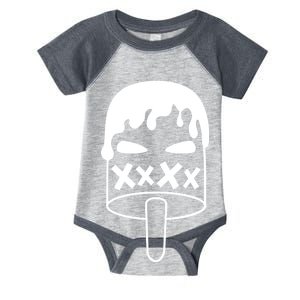 Angry Evil Ice Cream  Infant Baby Jersey Bodysuit