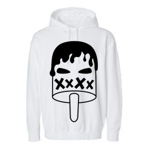 Angry Evil Ice Cream  Garment-Dyed Fleece Hoodie