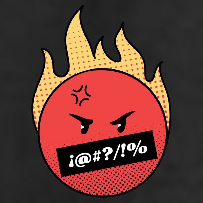 Angry Flaming Emoji Cool Comfort Performance Bucket Hat