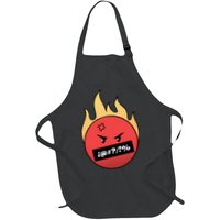 Angry Flaming Emoji Apron