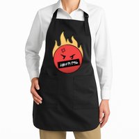 Angry Flaming Emoji Apron