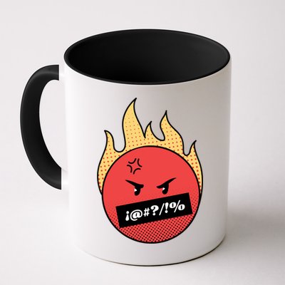 Angry Flaming Emoji Mug