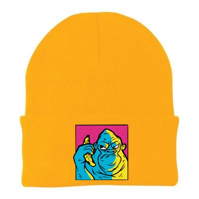 Angry Gorilla Banana Knit Cap Winter Beanie