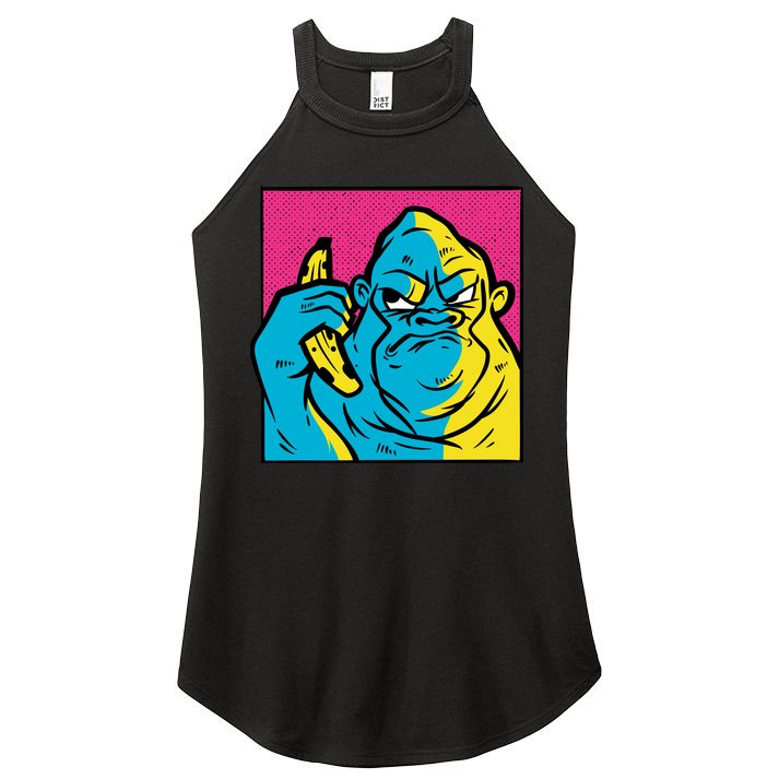 Angry Gorilla Banana Women's Perfect Tri Rocker Tank