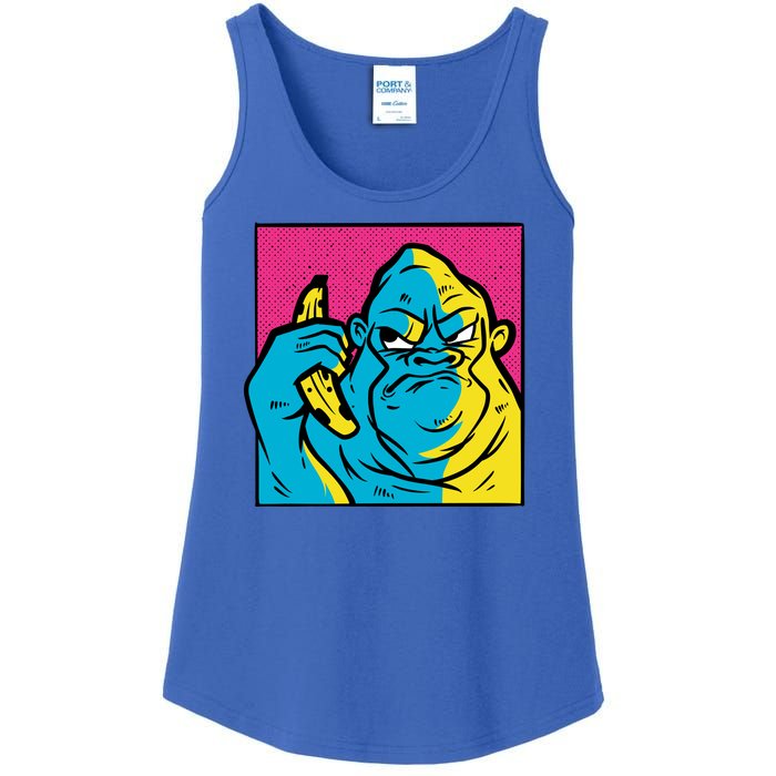 Angry Gorilla Banana Ladies Essential Tank