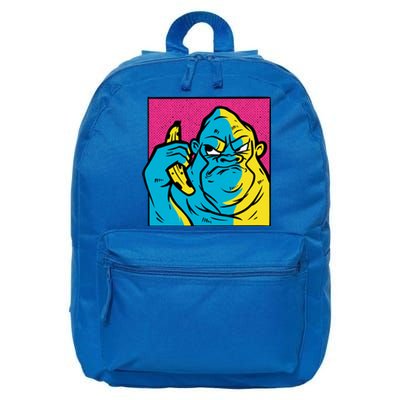 Angry Gorilla Banana 16 in Basic Backpack