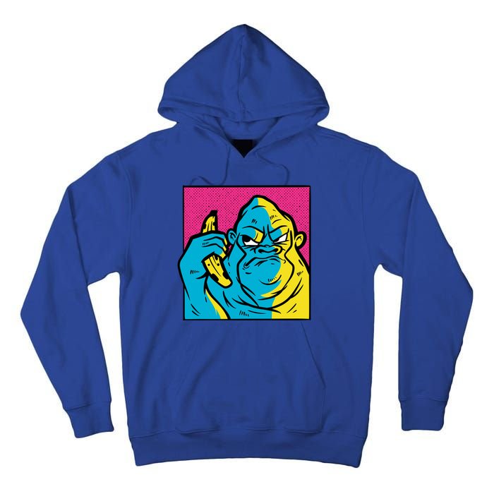 Angry Gorilla Banana Tall Hoodie