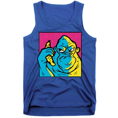 Angry Gorilla Banana Tank Top