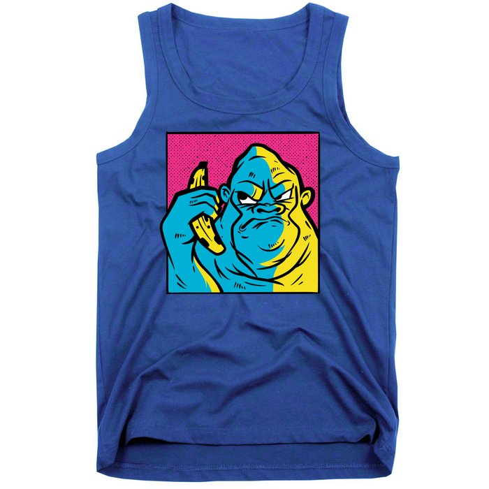 Angry Gorilla Banana Tank Top