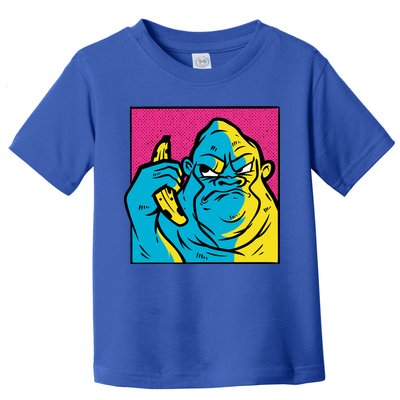 Angry Gorilla Banana Toddler T-Shirt