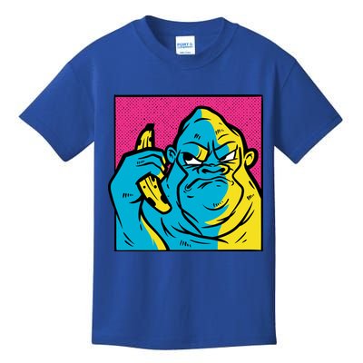 Angry Gorilla Banana Kids T-Shirt