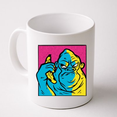 Angry Gorilla Banana Coffee Mug