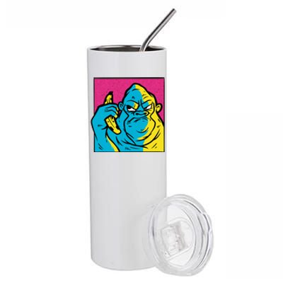 Angry Gorilla Banana Stainless Steel Tumbler