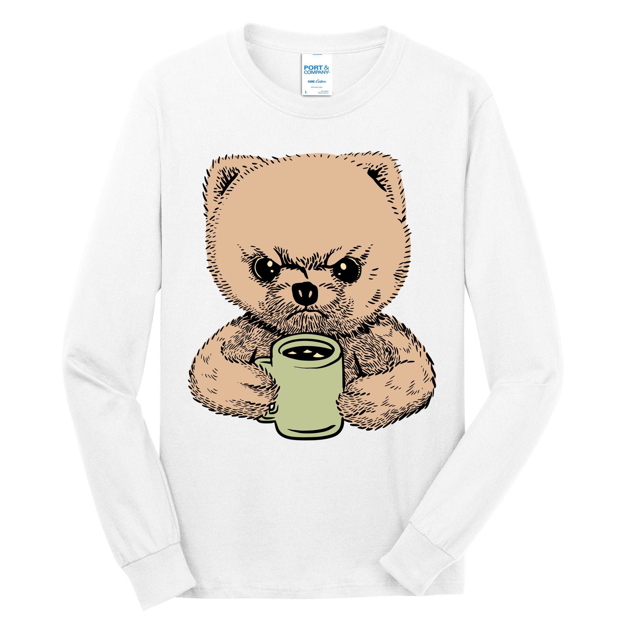 Angry Pomeranian Tall Long Sleeve T-Shirt