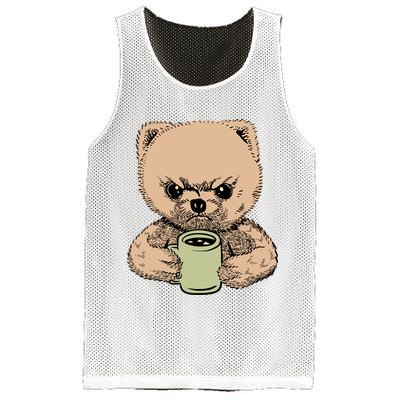 Angry Pomeranian Mesh Reversible Basketball Jersey Tank