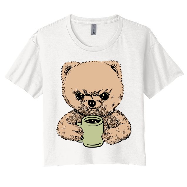 Angry Pomeranian Crop Top