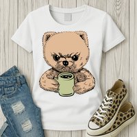 Angry Pomeranian Womens T-Shirt