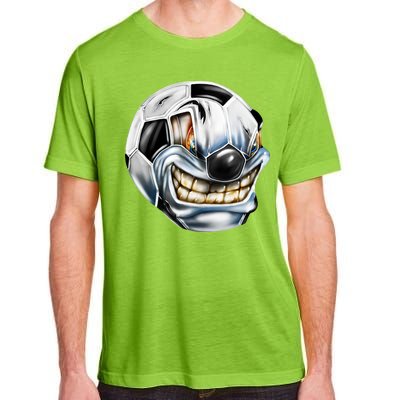 Angry Soccer Ball Adult ChromaSoft Performance T-Shirt