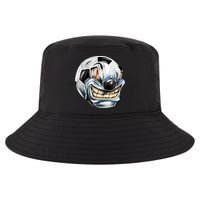 Angry Soccer Ball Cool Comfort Performance Bucket Hat