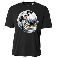 Angry Soccer Ball Cooling Performance Crew T-Shirt