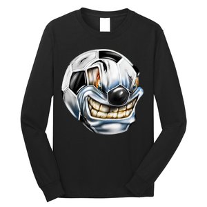 Angry Soccer Ball Long Sleeve Shirt