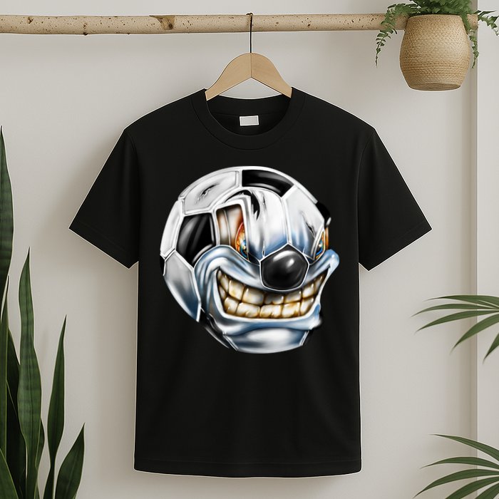Angry Soccer Ball T-Shirt