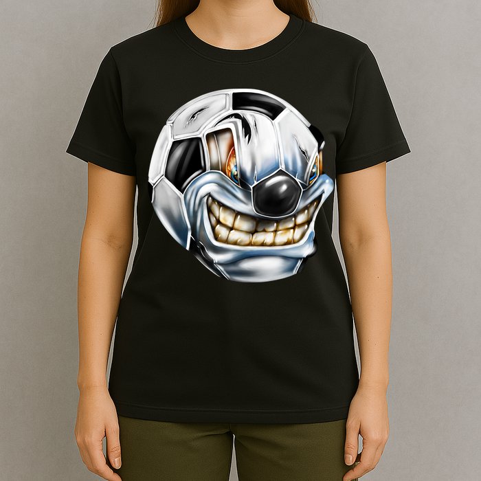 Angry Soccer Ball T-Shirt