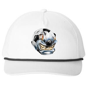 Angry Soccer Ball Snapback Five-Panel Rope Hat