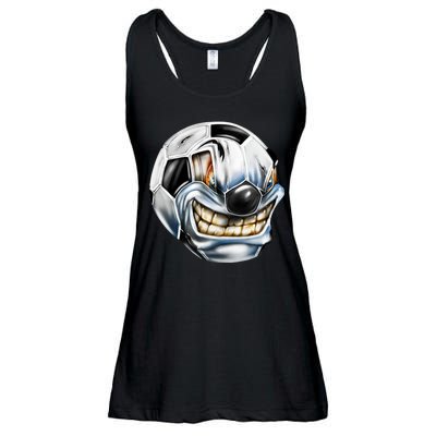 Angry Soccer Ball Ladies Essential Flowy Tank