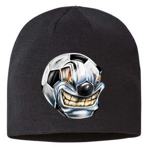 Angry Soccer Ball Sustainable Beanie