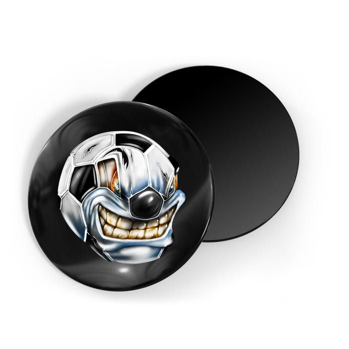 Angry Soccer Ball Magnet