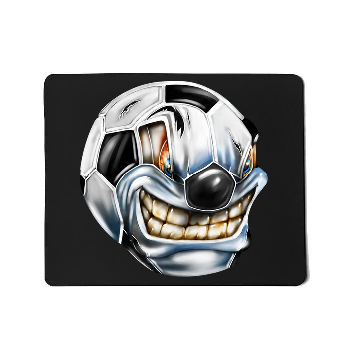 Angry Soccer Ball Mousepad