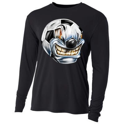 Angry Soccer Ball Cooling Performance Long Sleeve Crew