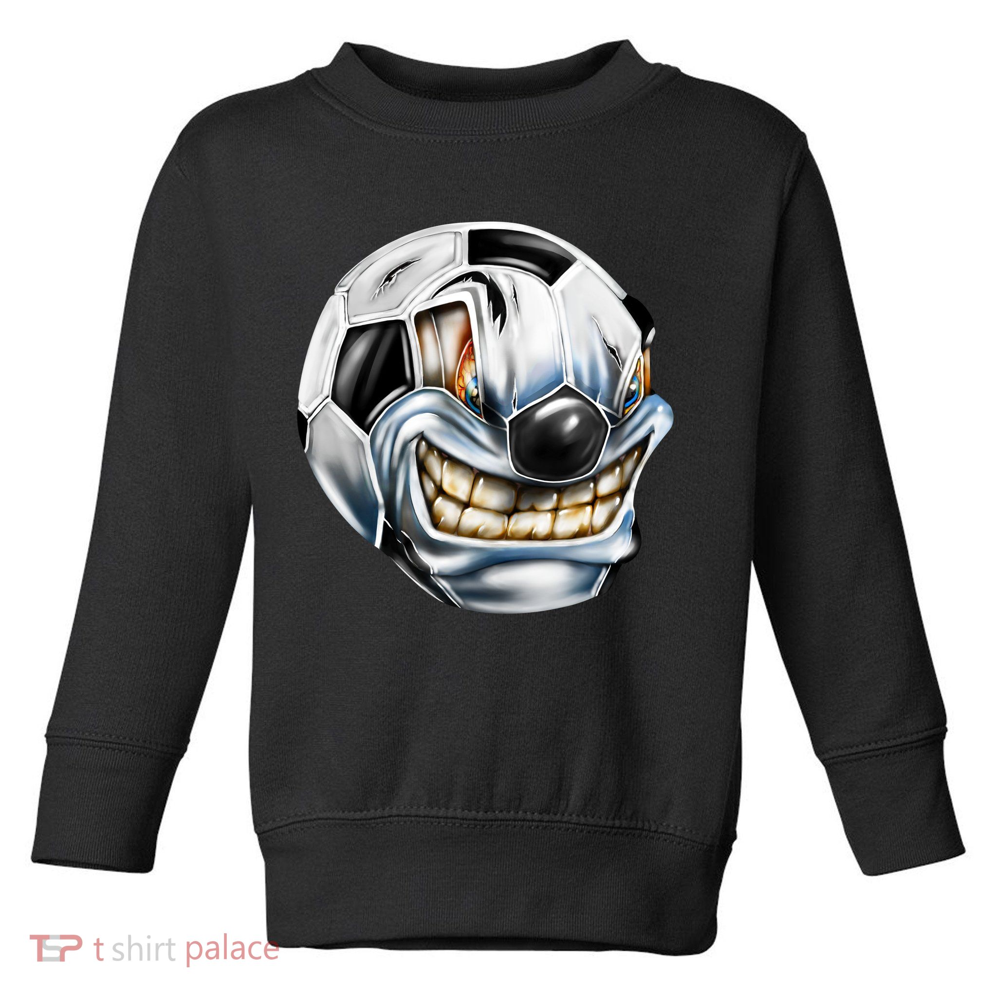 Angry Soccer Ball Toddler Sweatshirt