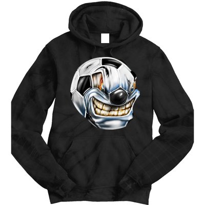 Angry Soccer Ball Tie Dye Hoodie