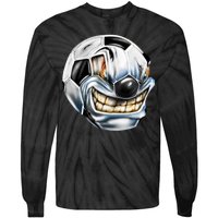 Angry Soccer Ball Tie-Dye Long Sleeve Shirt