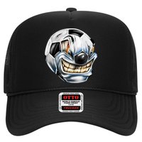 Angry Soccer Ball Trucker Hat