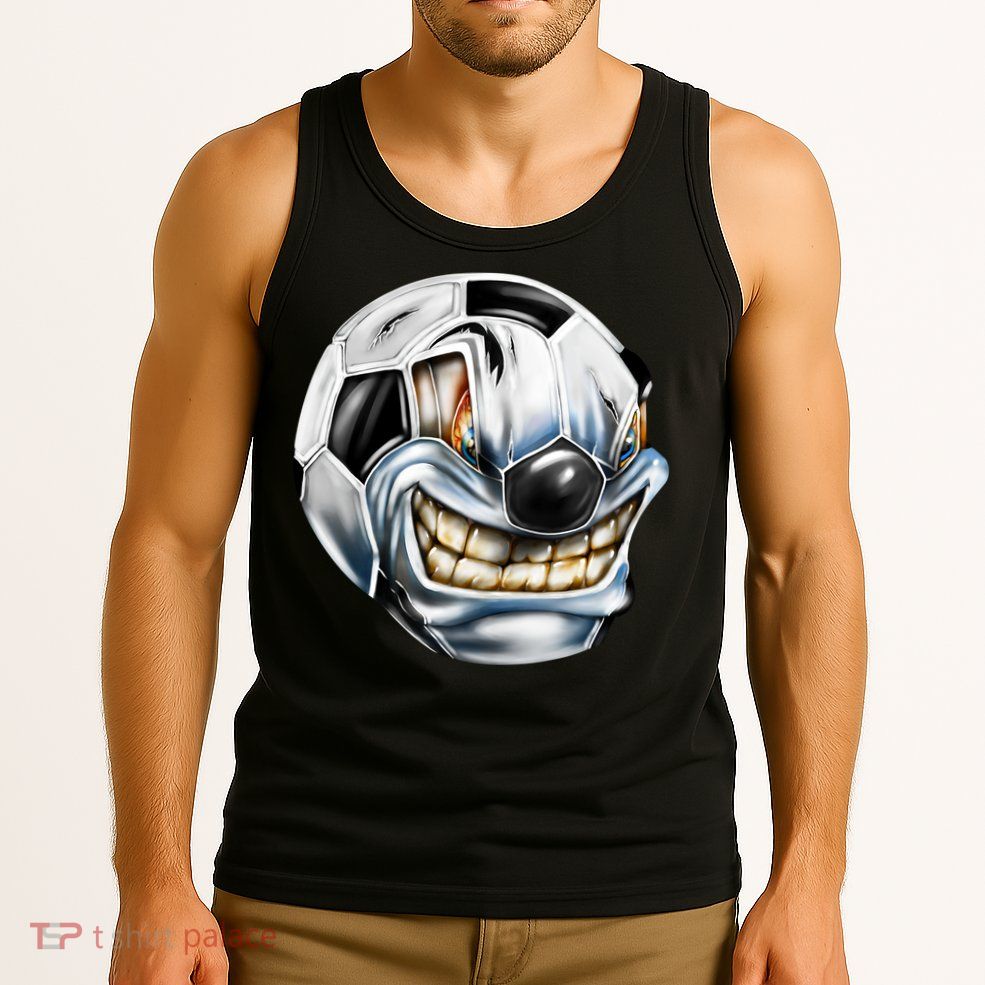 Angry Soccer Ball Tank Top
