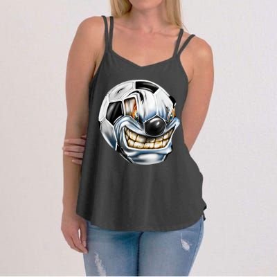 Angry Soccer Ball Women's Strappy Tank