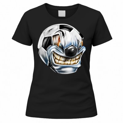 Angry Soccer Ball Women's T-Shirt