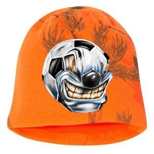 Angry Soccer Ball Kati - Camo Knit Beanie