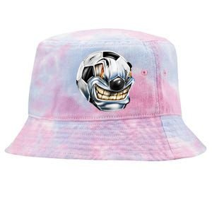 Angry Soccer Ball Tie-Dyed Bucket Hat