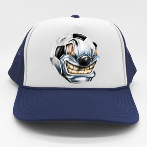 Angry Soccer Ball Trucker Hat