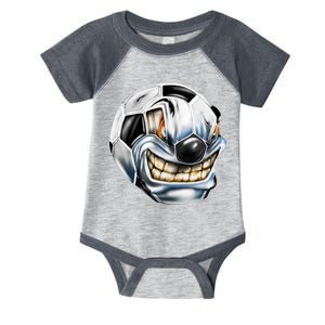 Angry Soccer Ball Infant Baby Jersey Bodysuit