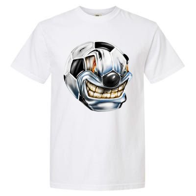 Angry Soccer Ball Garment-Dyed Heavyweight T-Shirt