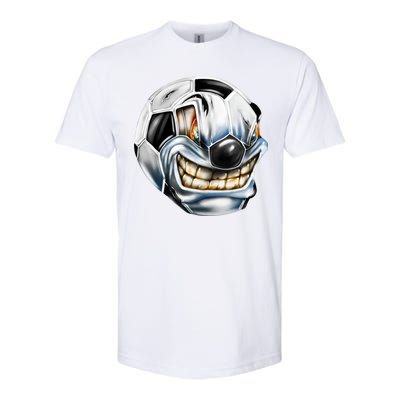 Angry Soccer Ball Softstyle® CVC T-Shirt