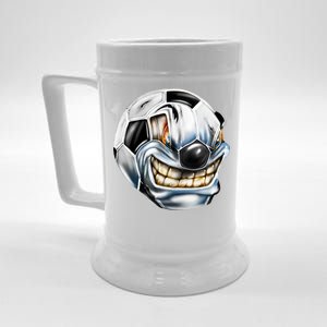 Angry Soccer Ball Beer Stein