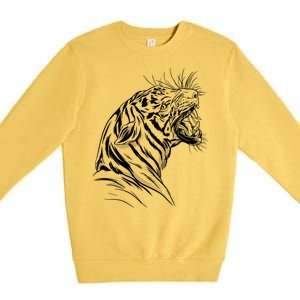 Angry Tiger Premium Crewneck Sweatshirt