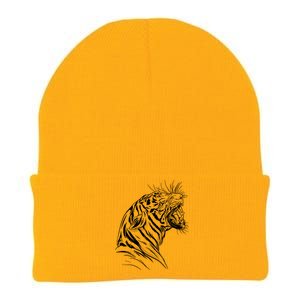 Angry Tiger Knit Cap Winter Beanie