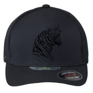 Angry Tiger Flexfit Unipanel Trucker Cap